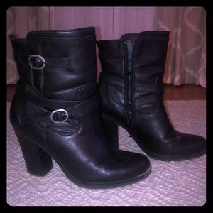 Black Heel Booties